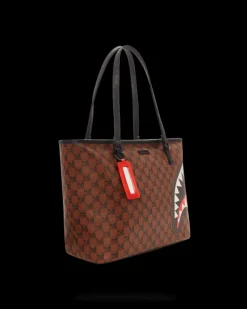 SHARKS AND SKULLS TOTE>SPRAYGROUND Discount