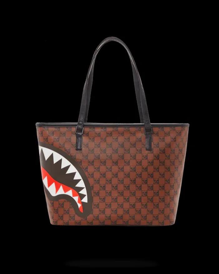 SHARKS AND SKULLS TOTE>SPRAYGROUND Discount