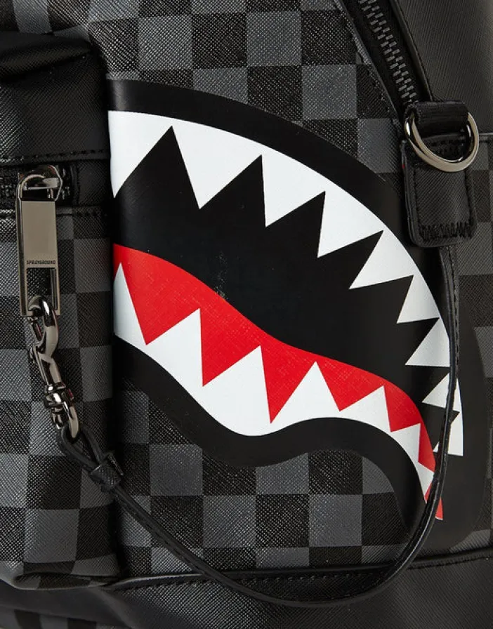 SHARKS IN PARIS (BLACK CHECKERED EDITION)>SPRAYGROUND
