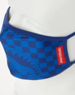 SHARKS IN PARIS (BLUE) FORM-FITTING MASK><noscript><img width=