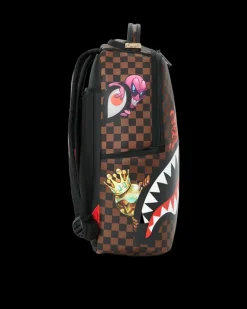 SHARKS IN PARIS CHARACTERS SNEAKIN BACKPACK (DLXV)><noscript><img width=