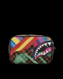 SHARKS IN PARIS CITY STREAKS TOILETRY BAG><noscript><img width=