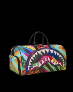 SHARKS IN PARIS CITY STREAKS DUFFLE><noscript><img width=