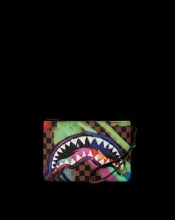 SHARKS IN PARIS CITY STREAKS CROSSOVER CLUTCH>SPRAYGROUND New