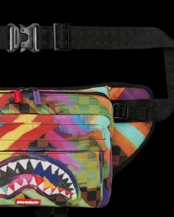 SHARKS IN PARIS CITY STREAKS CARGO CROSSBODY><noscript><img width=
