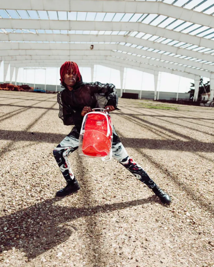 SHARKS IN PARIS CLARITY BACKPACK>SPRAYGROUND Clearance