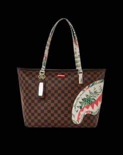 SHARKS IN PARIS COASTAL TOTE>SPRAYGROUND New