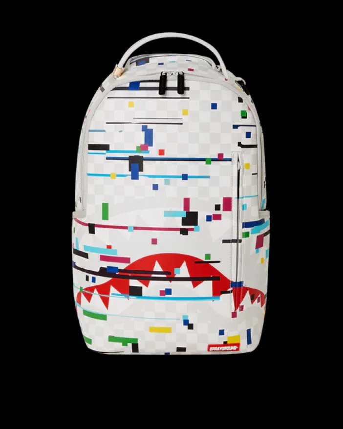 SHARKS IN PARIS GLITCH RIDER BACKPACK (DLXV)>SPRAYGROUND