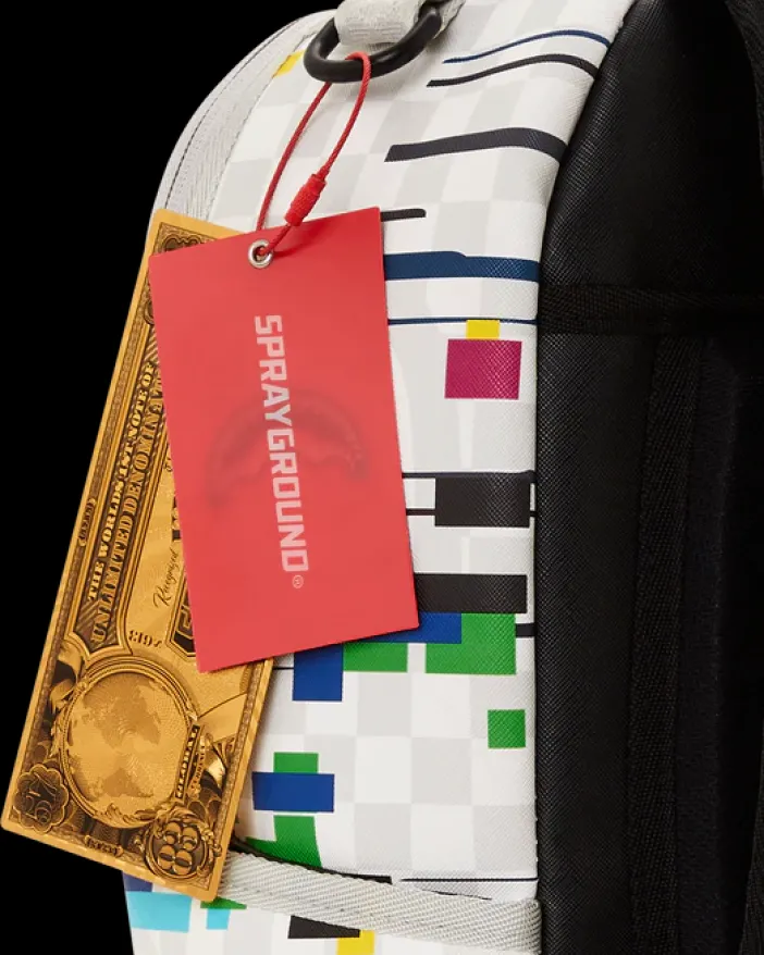 SHARKS IN PARIS GLITCH RIDER BACKPACK (DLXV)>SPRAYGROUND