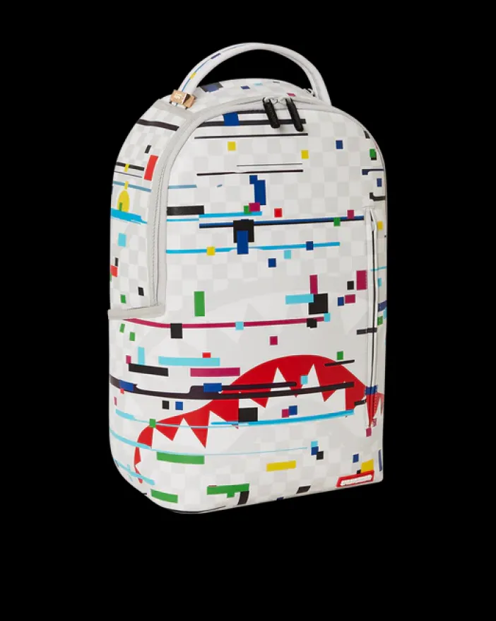 SHARKS IN PARIS GLITCH RIDER BACKPACK (DLXV)>SPRAYGROUND