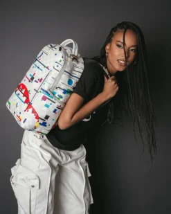 SHARKS IN PARIS GLITCH RIDER BACKPACK (DLXV)><noscript><img width=