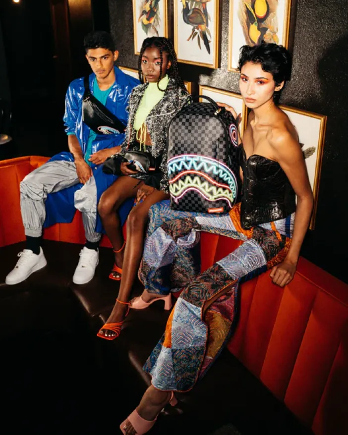 SHARKS IN PARIS GLOW BACKPACK (DLXV)>SPRAYGROUND Clearance