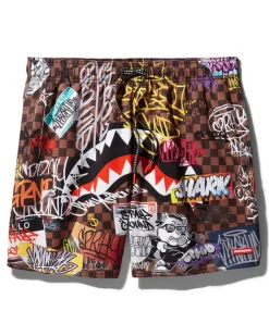 SHARKS IN PARIS JETSKI SWIM TRUNKS>SPRAYGROUND Outlet