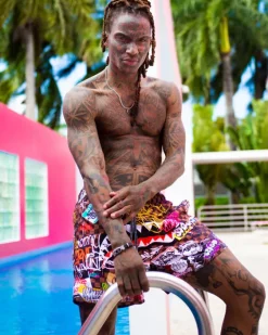SHARKS IN PARIS JETSKI SWIM TRUNKS>SPRAYGROUND Outlet
