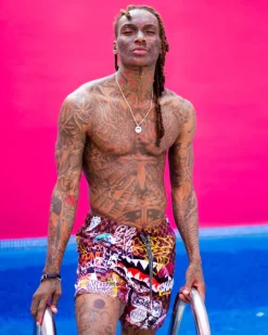 SHARKS IN PARIS JETSKI SWIM TRUNKS><noscript><img width=