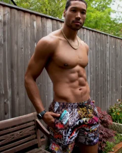 SHARKS IN PARIS JETSKI SWIM TRUNKS><noscript><img width=