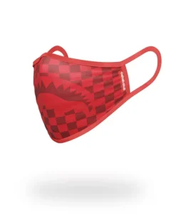 SHARKS IN PARIS (RED) FORM-FITTING MASK>SPRAYGROUND Sale