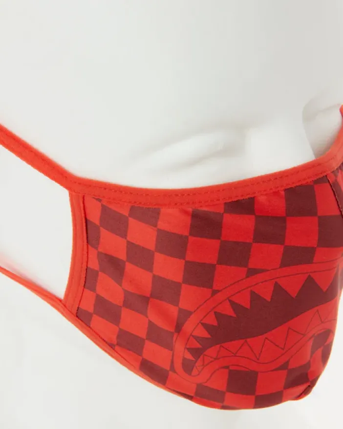 SHARKS IN PARIS (RED) FORM-FITTING MASK>SPRAYGROUND Sale