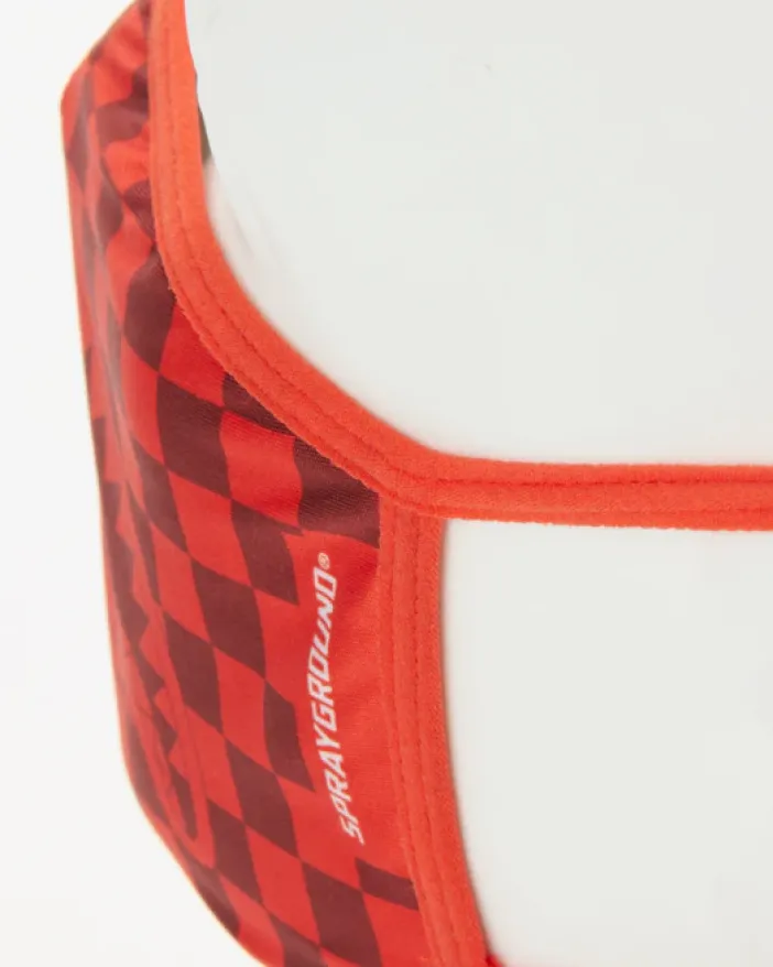 SHARKS IN PARIS (RED) FORM-FITTING MASK>SPRAYGROUND Sale