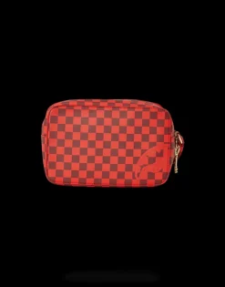 SHARKS IN PARIS RED TOILETRY AKA MONEY BAGS><noscript><img width=