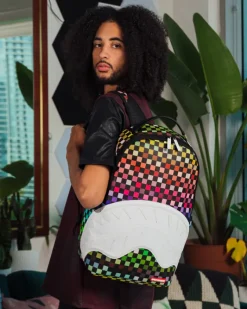 SHARKS IN PARIS THE GRID BACKPACK (DLXV)>SPRAYGROUND Discount