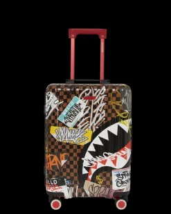 SHARKS IN PARIS THE RIZZ SHARKNAUTICS HARDSHELL CARRY-ON LUGGAGE>SPRAYGROUND New