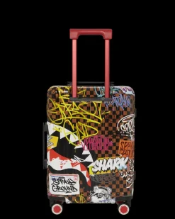 SHARKS IN PARIS THE RIZZ SHARKNAUTICS HARDSHELL CARRY-ON LUGGAGE><noscript><img width=
