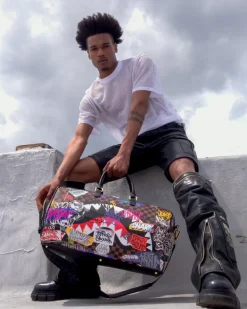SHARKS IN PARIS THE RIZZ DUFFLE>SPRAYGROUND Discount