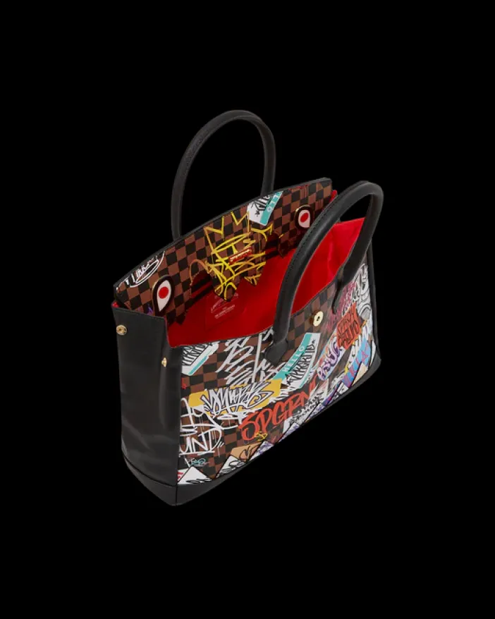 SHARKS IN PARIS THE RIZZ SPURKIN HANDBAG>SPRAYGROUND
