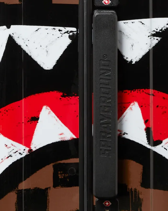 SHARKS IN PARIS VANQUISH SHARKNAUTICS HARDSHELL CARRY-ON LUGGAGE>SPRAYGROUND