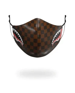 SHARKS IN PARIS VEGAN LEATHER FACE MASK>SPRAYGROUND New
