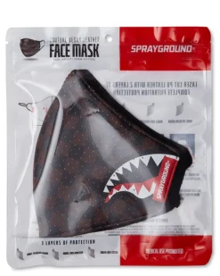 SHARKS IN PARIS VEGAN LEATHER FACE MASK><noscript><img width=