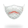 SHARKS IN PARIS (WHITE) FORM-FITTING MASK>SPRAYGROUND Outlet