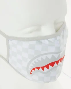 SHARKS IN PARIS (WHITE) FORM-FITTING MASK><noscript><img width=