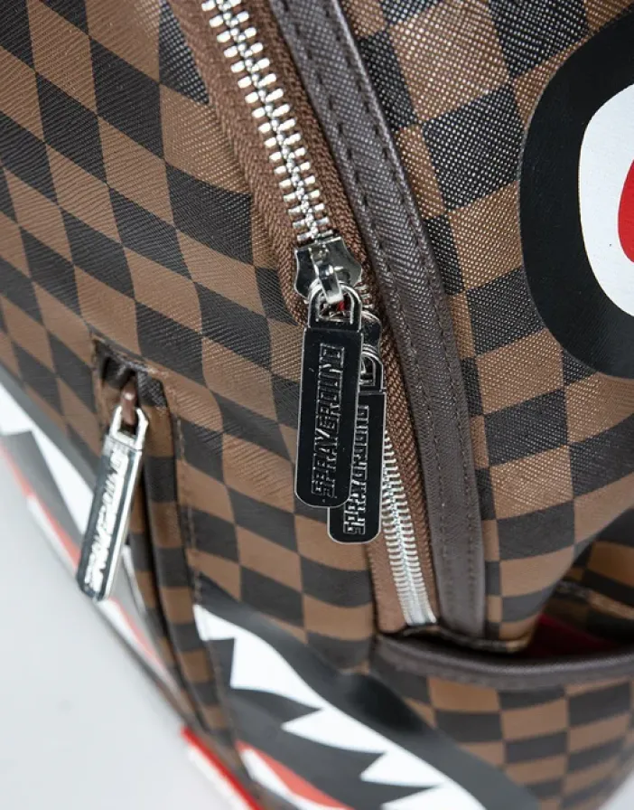 SLEEK SHARKS IN PARIS (BROWN)>SPRAYGROUND New