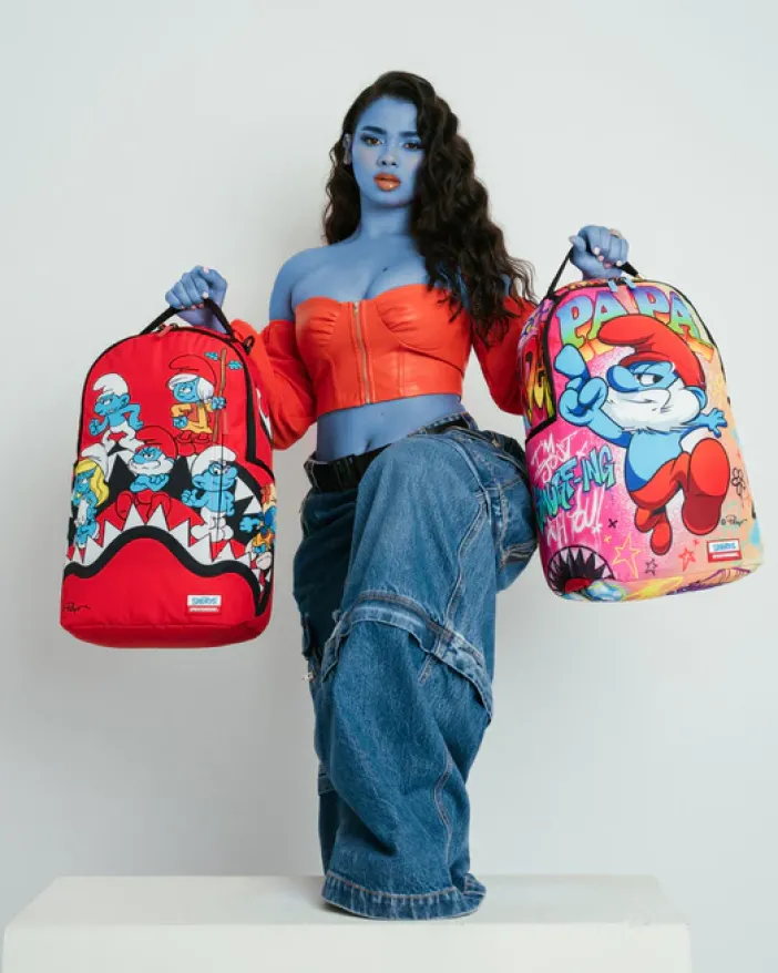 SMURFS SHARK BOUNCE BACKPACK>SPRAYGROUND New