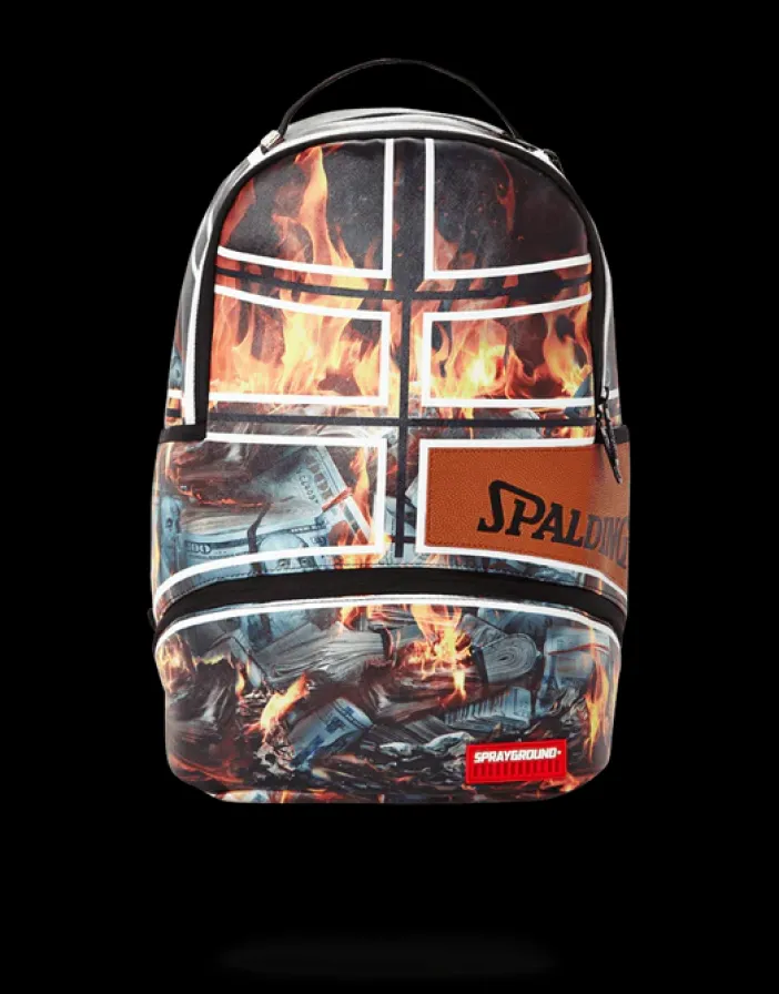 SPALDING X FIRE MONEY BACKPACK>SPRAYGROUND New