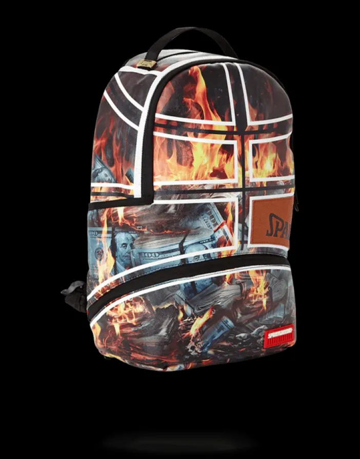 SPALDING X FIRE MONEY BACKPACK>SPRAYGROUND New