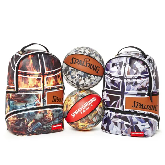 SPALDING X FIRE MONEY BACKPACK>SPRAYGROUND New