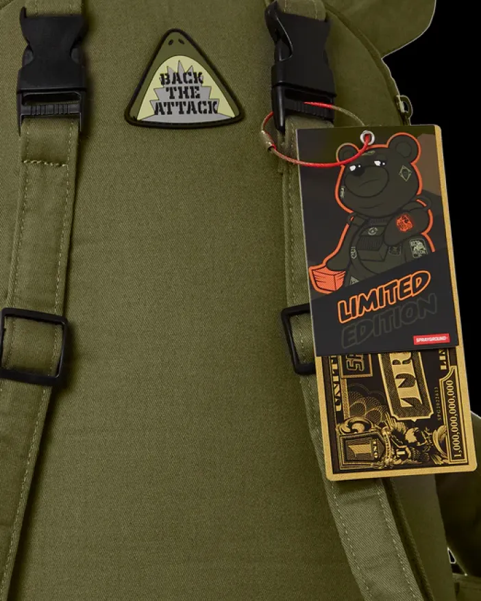 SPECIAL OPS FULL THROTTLE MONEYBEAR TEDDYBEAR BACKPACK>SPRAYGROUND Clearance