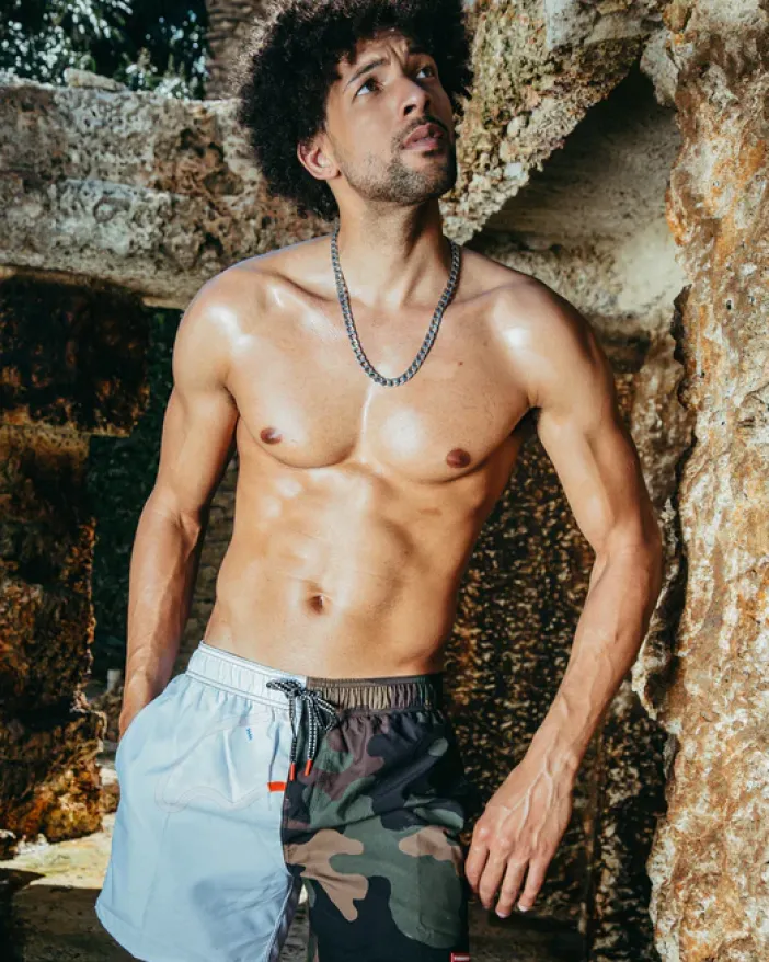 SPLIT BITE CAMO SHOTO SWIM TRUNKS>SPRAYGROUND Discount