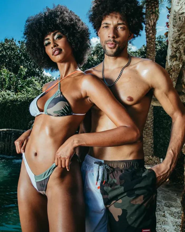 SPLIT BITE CAMO SHOTO SWIM TRUNKS>SPRAYGROUND Discount