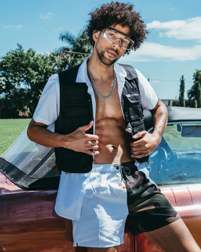 SPLIT BITE CAMO SHOTO SWIM TRUNKS>SPRAYGROUND Discount