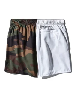 SPLIT BITE CAMO SHOTO SWIM TRUNKS><noscript><img width=
