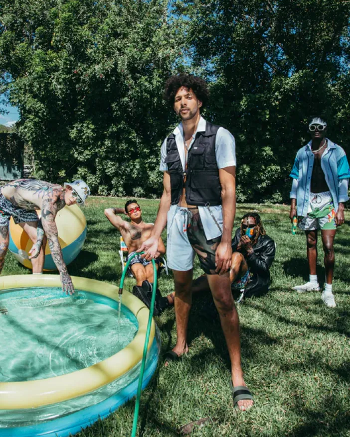 SPLIT BITE CAMO SHOTO SWIM TRUNKS>SPRAYGROUND Discount