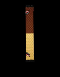 SPLIT CHECKERED SHARK SCARF><noscript><img width=