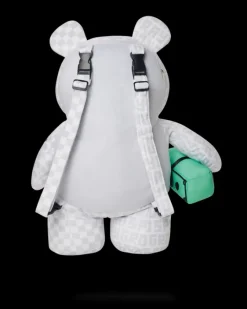 SPLIT THE CHECK (PEARL) MONEYBEAR TEDDYBEAR BACKPACK><noscript><img width=