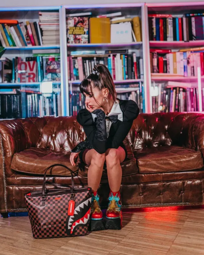 SPLIT THE CHECK TOTE>SPRAYGROUND