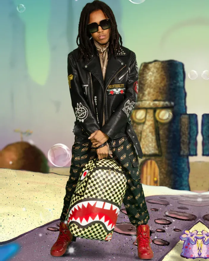 SPONGEBOB CHECKERED BACKPACK (DLXR)>SPRAYGROUND Sale