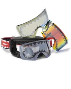 SHARK GOGGLES WITH 3 INTERCHANGEABLE LENS><noscript><img width=